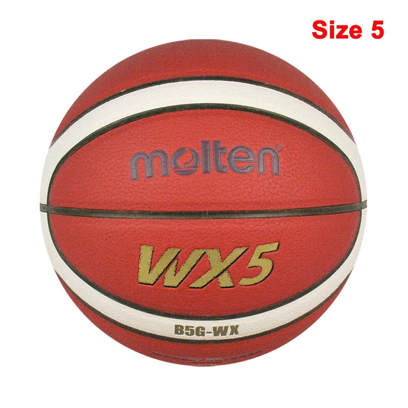 2023 Molten Original Basketball Ball Size 7/6/5 High Quality PU Wear-Resistant Match Training Outdoor Indoor Men basketbol topu - Slobuy