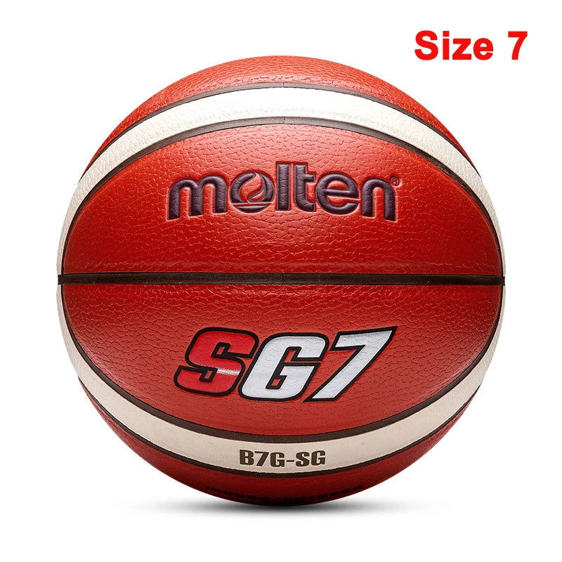 2023 Molten Original Basketball Ball Size 7/6/5 High Quality PU Wear-Resistant Match Training Outdoor Indoor Men basketbol topu - Slobuy