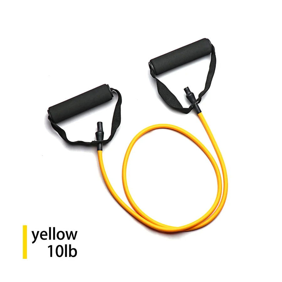 5 Levels Resistance Bands with Handles Training Exercise Tube Band Pull Rope Fitness  Elastic Bands Workouts Strength Equipment - Slobuy