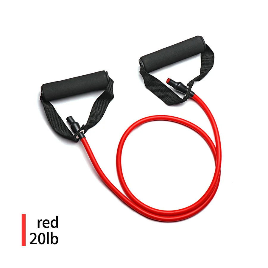 5 Levels Resistance Bands with Handles Training Exercise Tube Band Pull Rope Fitness  Elastic Bands Workouts Strength Equipment - Slobuy