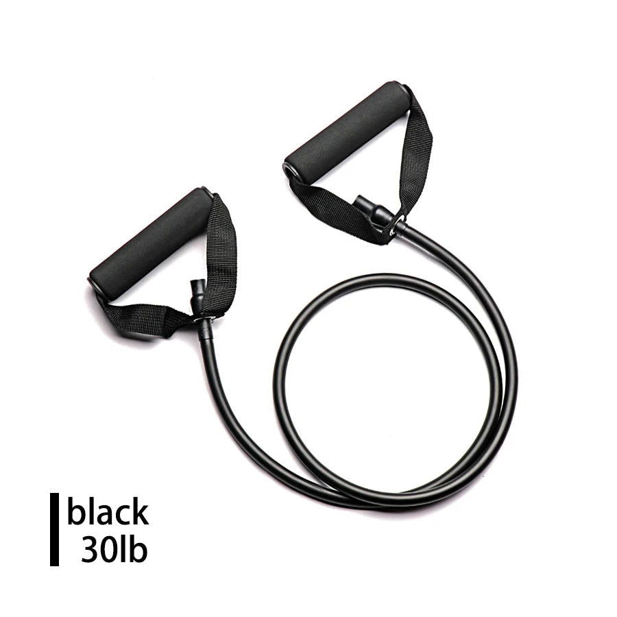 5 Levels Resistance Bands with Handles Training Exercise Tube Band Pull Rope Fitness  Elastic Bands Workouts Strength Equipment - Slobuy