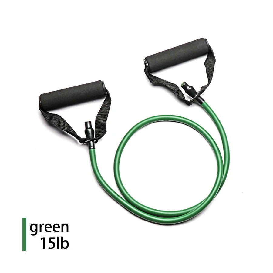 5 Levels Resistance Bands with Handles Training Exercise Tube Band Pull Rope Fitness  Elastic Bands Workouts Strength Equipment - Slobuy