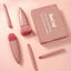 5 PCs Cosmetic Brush Portable Makeup Brush Travel With Mirror Box Makeup Set Brush Loose Brush Blush Brush Eyeshadow Brush - Slobuy