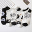5 Pairs Avocado Crew Ankle Socks Cartoon Fresh Fashion Breathable Summer And Autumn Kawaii Comforts Women's Low Cut Boat Socks - Slobuy