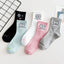 5 Pairs Cute Expression Print Socks, Comfy & Funny All-match Mid Tube Socks, Women's Stockings & Hosiery - Slobuy