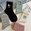 5 Pairs Cute Expression Print Socks, Comfy & Funny All-match Mid Tube Socks, Women's Stockings & Hosiery - Slobuy