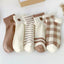 5 Pairs Cute Expression Print Socks, Comfy & Funny All-match Mid Tube Socks, Women's Stockings & Hosiery - Slobuy