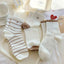 5 Pairs Cute Smiling Print Socks, Comfy & Soft Crew Sports Socks, Women's Stockings & Hosiery - Slobuy