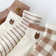5 Pairs Teddy Bear Ankle Socks, Comfy Cute Crew Short Socks, Women's Stocking & Hosiery - Slobuy
