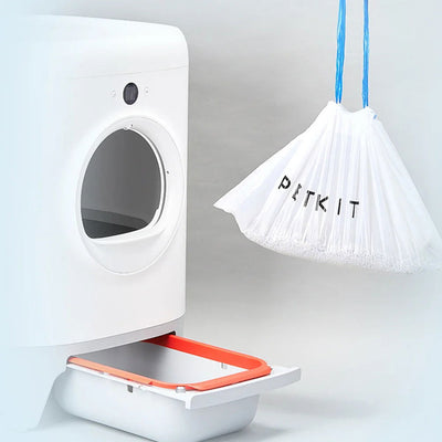 5 Rollers Cat Litter Box Poop Bag For PETKIT PURA MAX Automatic Self Cleaning Cat Toilet Tray Box with Handle Hand Free Dirty - Slobuy