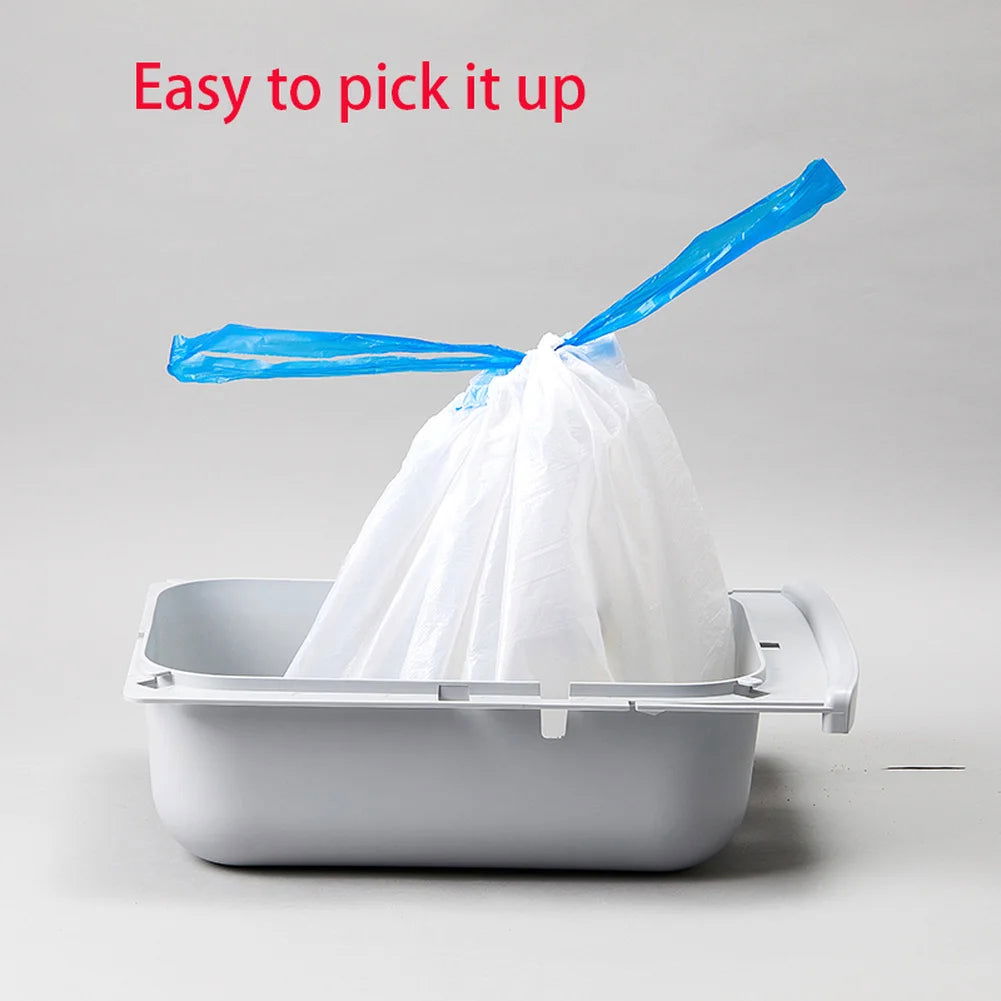 5 Rollers Cat Litter Box Poop Bag For PETKIT PURA MAX Automatic Self Cleaning Cat Toilet Tray Box with Handle Hand Free Dirty - Slobuy