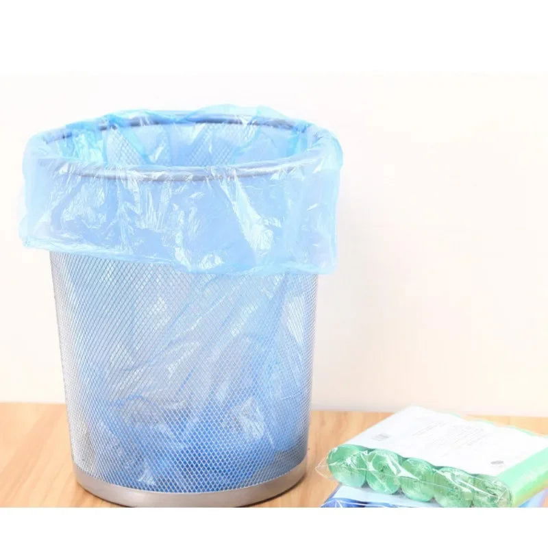 5 Rolls 1 pack 100Pcs Household Disposable Trash Pouch Kitchen Storage Garbage Bags Cleaning Waste Bag Plastic Bag Plastic Bag - Slobuy