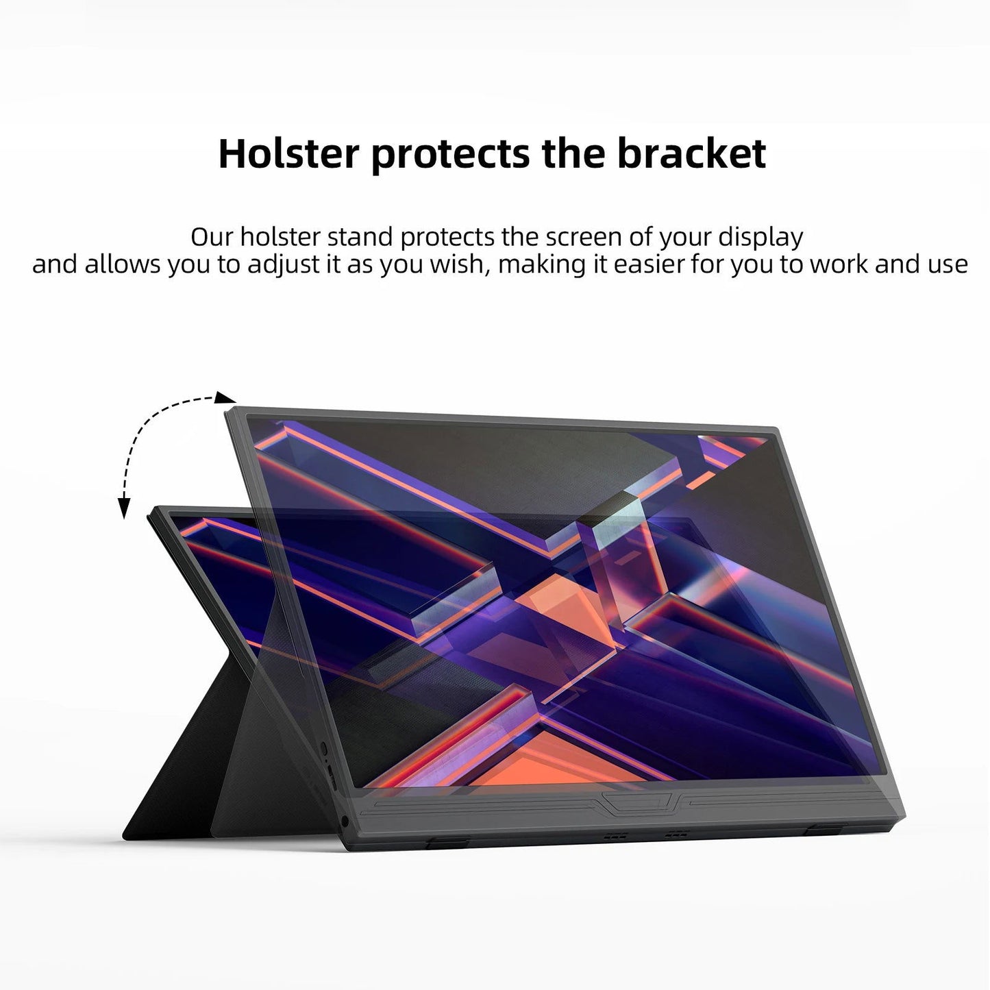 14-inch 1920*1080 Portable Monitor 400cd / m² 60HZ 16: 9 For Laptop XBox PS4 / 5 Switch  Cell  Phone  Computer Extension Office - Slobuy