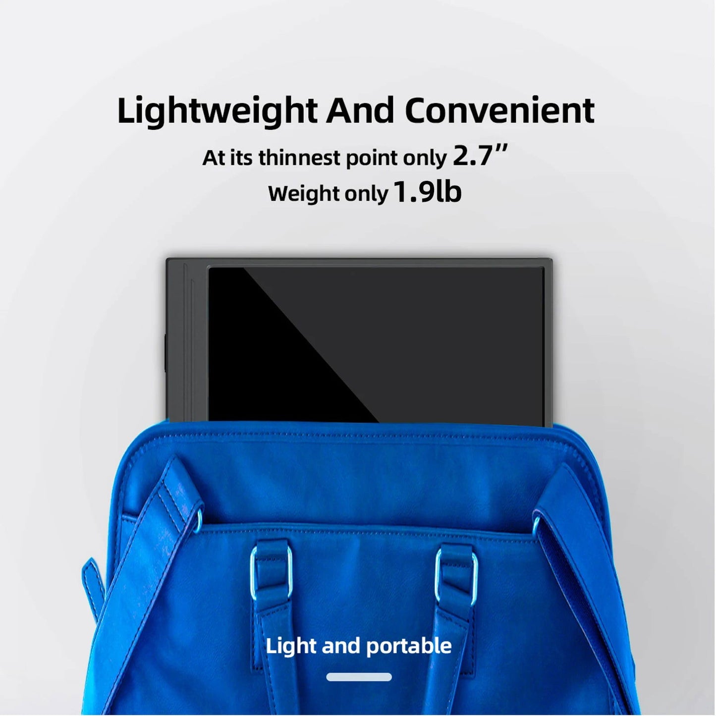 14-inch 1920*1080 Portable Monitor 400cd / m² 60HZ 16: 9 For Laptop XBox PS4 / 5 Switch  Cell  Phone  Computer Extension Office - Slobuy