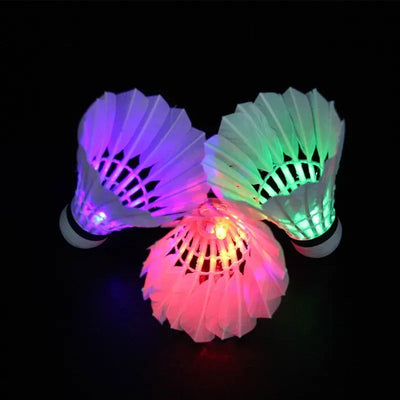 1/3/5pcs Lighting Badminton Dark Night Colorful LED Lighting Sport Badminton Light Spot Shuttle cock Accessories shuttlecock - Slobuy