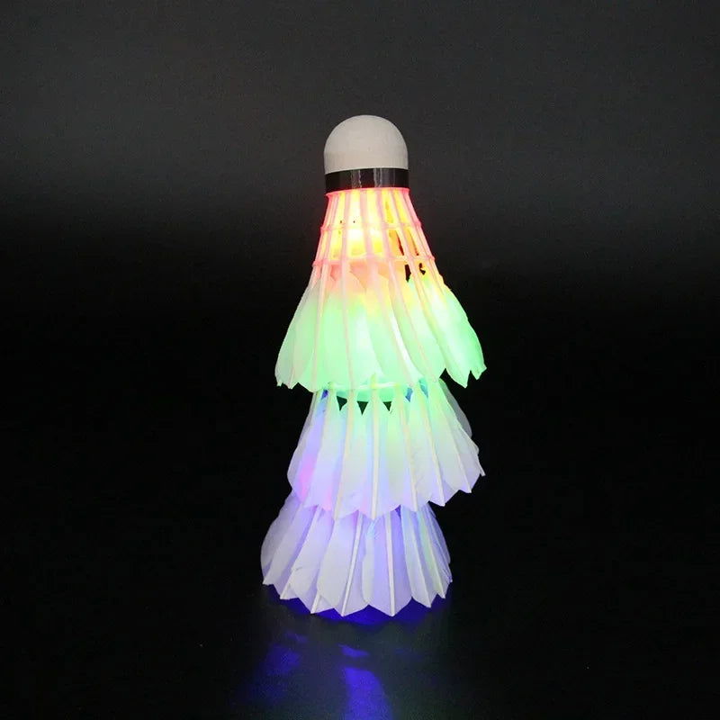 1/3/5pcs Lighting Badminton Dark Night Colorful LED Lighting Sport Badminton Light Spot Shuttle cock Accessories shuttlecock - Slobuy