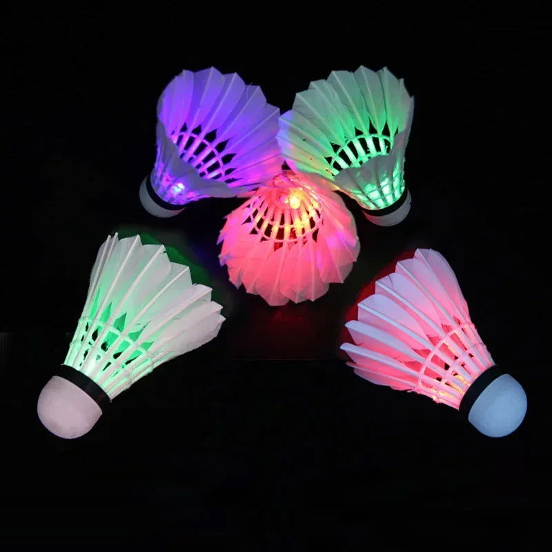 1/3/5pcs Lighting Badminton Dark Night Colorful LED Lighting Sport Badminton Light Spot Shuttle cock Accessories shuttlecock - Slobuy