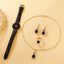5pcs Set Watches Set Luxury Rhinestone Women Fashion Elegant Wristwatch Quartz Watch For Girl Ladies Clock Relogio - Slobuy