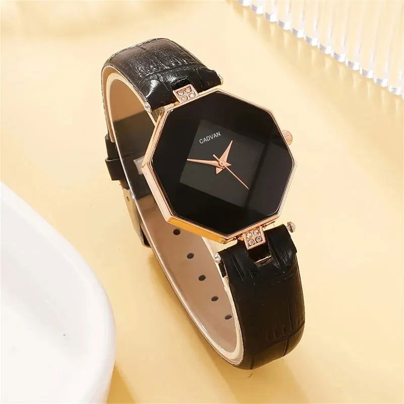 5pcs Set Watches Set Luxury Rhinestone Women Fashion Elegant Wristwatch Quartz Watch For Girl Ladies Clock Relogio - Slobuy