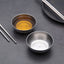 5pcs Stainless Steel Seasoning Sauce Dish Small Dish Dip Bowl Side Plate Butter Sushi Plate Vinegar Dishe Kitchen Saucer - Slobuy