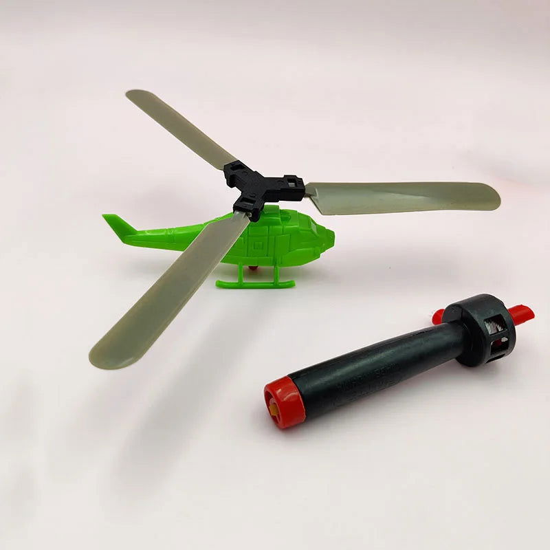 1/3/5sets Bamboo Dragonfly Handle Pull Helicopter Children's Outdoor Games Sports Toys for Boys Girls - Slobuy