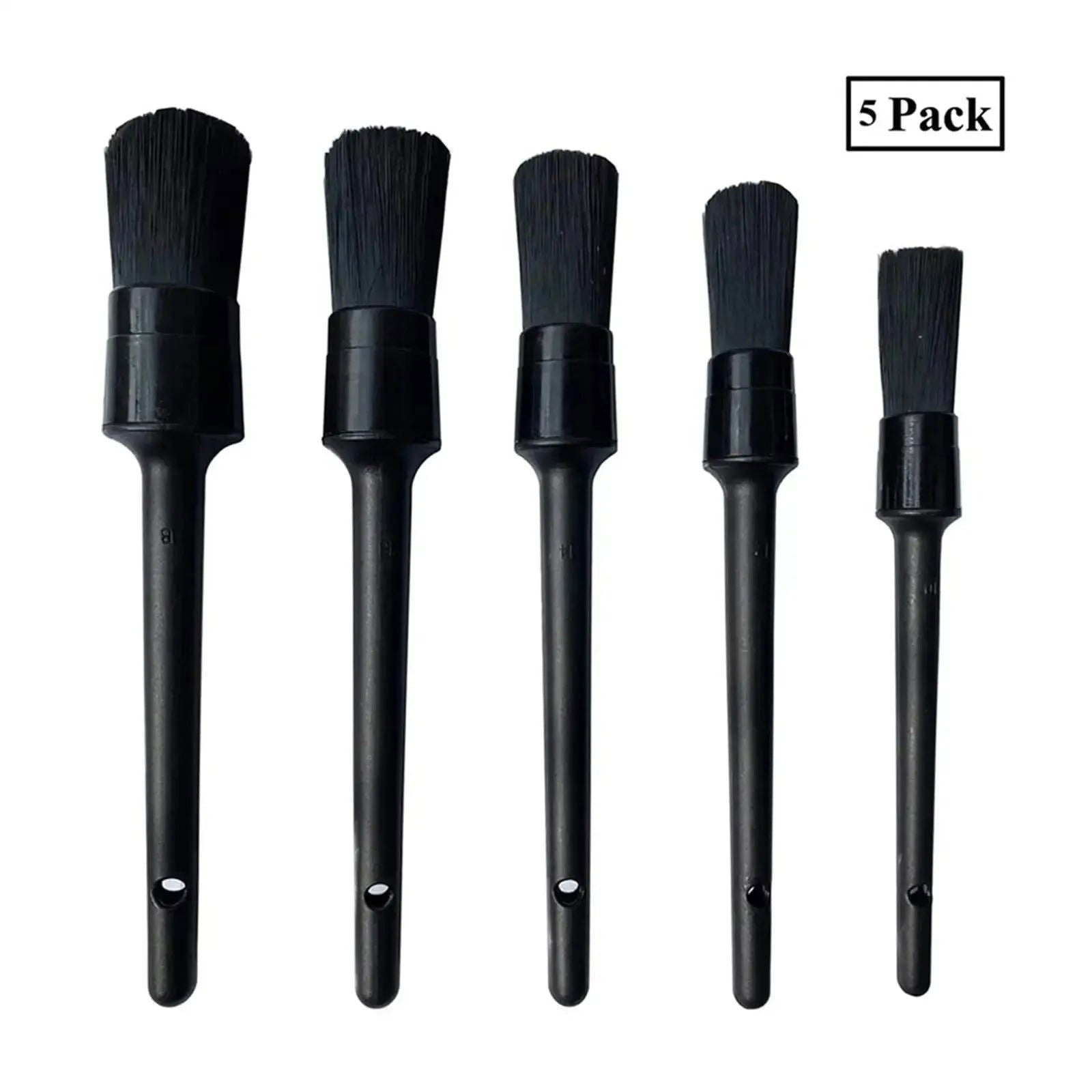 1/5x Car Detailing Cleaning Brushes Soft Detail Brush Wheel Cleaner Auto Dust Removal Brush Car Interior Exterior Accessories - Slobuy