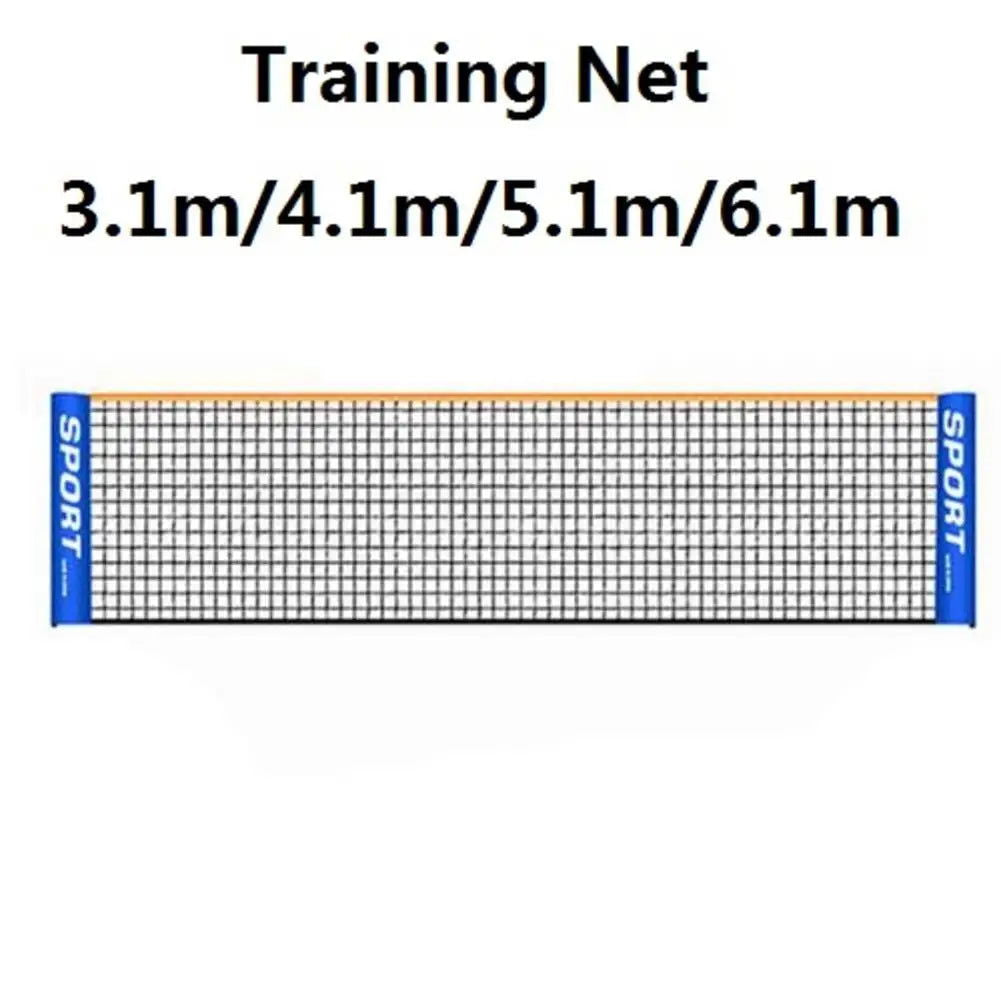 3.1/4.1/5.1/6.1m Professional Sport Training Standard Badminton Net Volleyball Net Easy Setup Outdoor Tennis Mesh Net Exercise - Slobuy
