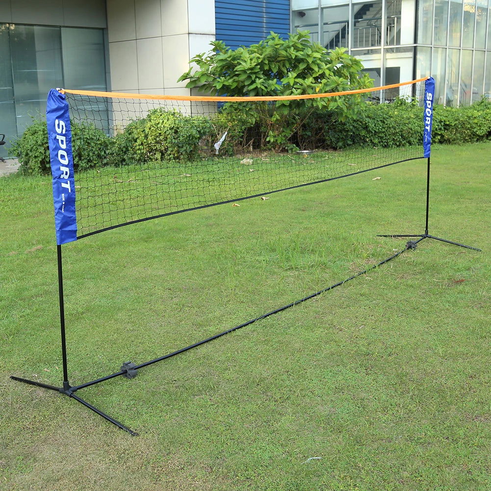 3.1/4.1/5.1/6.1m Professional Sport Training Standard Badminton Net Volleyball Net Easy Setup Outdoor Tennis Mesh Net Exercise - Slobuy