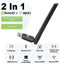 600Mbps USB WiFi Bluetooth 5.0 Adapter 2.4G 5GHz Wi-Fi Antenna Dual Band 802.11ac Mini Wireless Computer Network Card Receiver - Slobuy