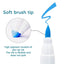 18/60Color Acrylic Paint Pens Brush Marker Pen for Artist Rock Painting,Glass,Ceramic Fabric DIY Card Making Art Supplie - Slobuy