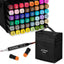 24/48/60 Color Dual Tip Alcohol Based Marker Pens,art Drawing Marker Pen for Artist and Student - Slobuy