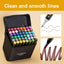 24/48/60 Color Dual Tip Alcohol Based Marker Pens,art Drawing Marker Pen for Artist and Student - Slobuy