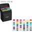 24/48/60 Color Dual Tip Alcohol Based Marker Pens,art Drawing Marker Pen for Artist and Student - Slobuy