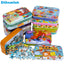 60 Pieces Jigsaw Puzzle Cartoon Animal Vehicle Montessori Games Children Educational Toys for Kids Christmas Gifts - Slobuy