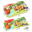 60 Pieces Jigsaw Puzzle Cartoon Animal Vehicle Montessori Games Children Educational Toys for Kids Christmas Gifts - Slobuy