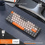 60% Wireless Mechanical Keyboard Bluetooth Dual Mode Hot-Swappable Mini 68-Key Red Switch for PC PS4 Xbox iPhone iPad - Slobuy