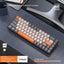 60% Wireless Mechanical Keyboard Bluetooth Dual Mode Hot-Swappable Mini 68-Key Red Switch for PC PS4 Xbox iPhone iPad - Slobuy