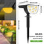 72/68 LED Solar Landscape Lights Outdoor IP65 Waterproof Solar Light with 3 Modes Solar Garden Spotlight for Yard Lawn Walkway - Slobuy
