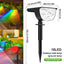 72/68 LED Solar Landscape Lights Outdoor IP65 Waterproof Solar Light with 3 Modes Solar Garden Spotlight for Yard Lawn Walkway - Slobuy