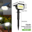 72/68 LED Solar Landscape Lights Outdoor IP65 Waterproof Solar Light with 3 Modes Solar Garden Spotlight for Yard Lawn Walkway - Slobuy