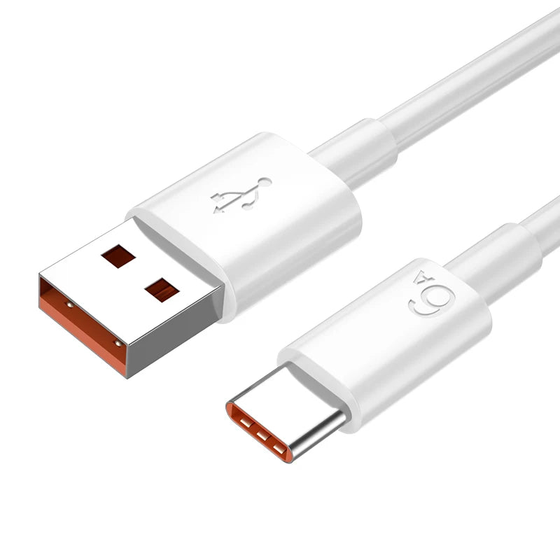 6A Fast Charging Usb C Cable for Xiaomi Mi 12 Redmi POCO Huawei Mobile Phone Accessories Type C Cable Phone Charger USB Cable - Slobuy