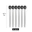 6Pcs Coffee Stirring Spoon Cutlery Set Juice Gold Tea Spoons Dinnerware Ice Cream Long Handle Scoop Tableware Kitchen Tools - Slobuy