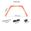 6Pcs Training Rings Agility Football Ring Equipment Folded Hexagon Soccer Footwork Ladder Exercising Multi Supplies Hex Hurdles - Slobuy