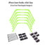 6Pcs Training Rings Agility Football Ring Equipment Folded Hexagon Soccer Footwork Ladder Exercising Multi Supplies Hex Hurdles - Slobuy