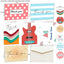 6Sets Floral Thank You Cards with Envelopes & Stickers Assorted Blank Inside Folding Card Wedding Party Invitation Greeting Card - Slobuy