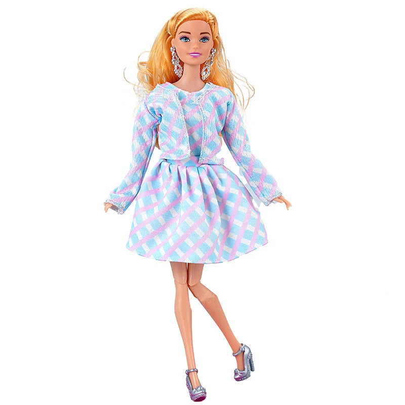 30cm Male/ Female Doll Full Set 1/6 Bjd Ken Doll with Clothes Girls Dress Up Toys Gifts - Slobuy