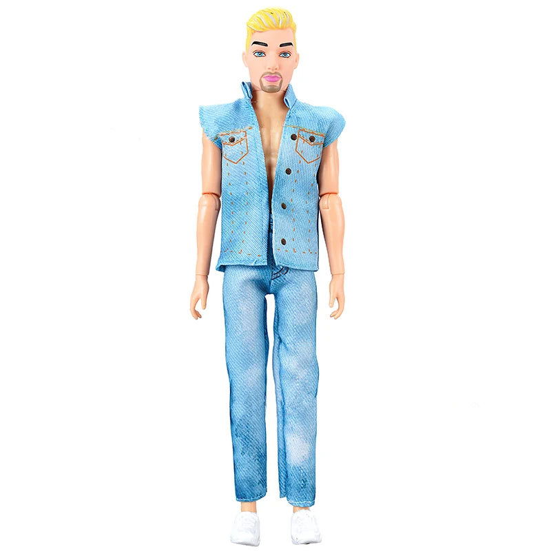 30cm Male/ Female Doll Full Set 1/6 Bjd Ken Doll with Clothes Girls Dress Up Toys Gifts - Slobuy
