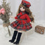 30cm Bjd Doll 12 Moveable Joints 1/6 Girl's Dress 3D Brown Eyes Toy with Clothes Shoes Kids Toys for Girl Children Gift - Slobuy