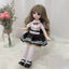 30cm Bjd Doll 12 Moveable Joints 1/6 Girl's Dress 3D Brown Eyes Toy with Clothes Shoes Kids Toys for Girl Children Gift - Slobuy