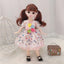 30cm Bjd Doll 12 Moveable Joints 1/6 Girl's Dress 3D Brown Eyes Toy with Clothes Shoes Kids Toys for Girl Children Gift - Slobuy
